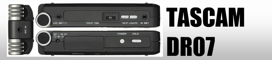Tascam DR07 Digital Recorder for Podcasting