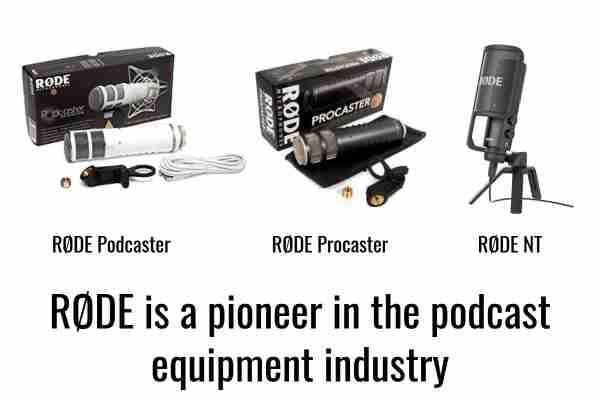 RØDE podcast microphones