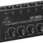 Behringer Microamp HA400 Ultra-Compact 4-Channel Stereo Headphone Amplifier