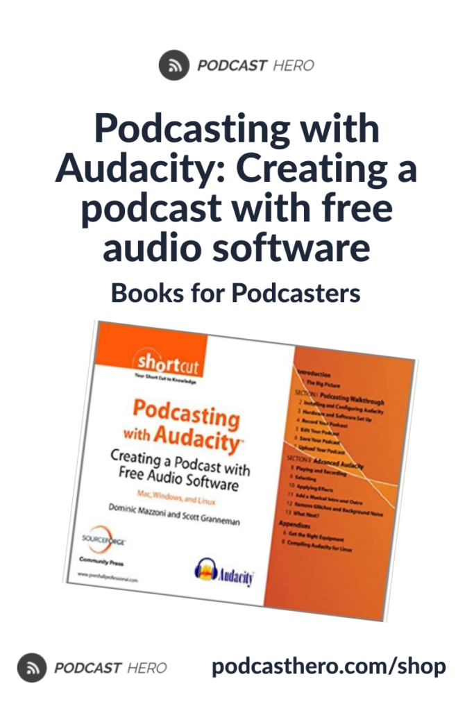 Podcasting with Audacity - Creating a podcast with Free Audio Software | Books for Podcasting