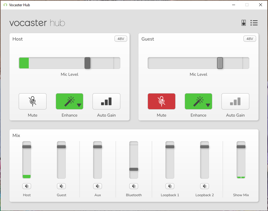 Vocaster Two Review - The Vocaster Hub Software.